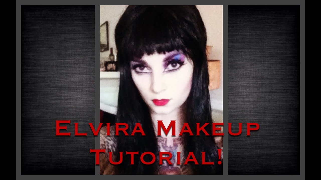 Elvira Makeup Tutorial for Halloween by CHERRY DOLLFACE