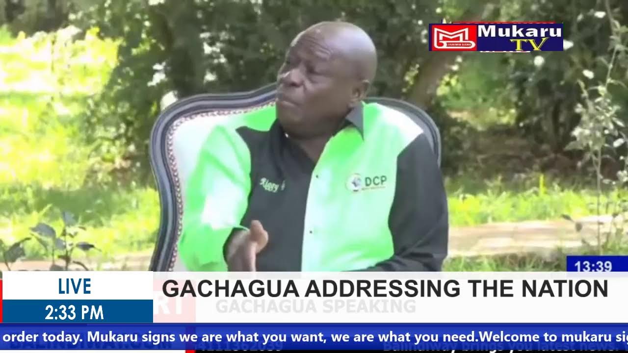 GACHAGUA  BREATHING FIRE AFTER GOONS ATTACK HIS RALLY