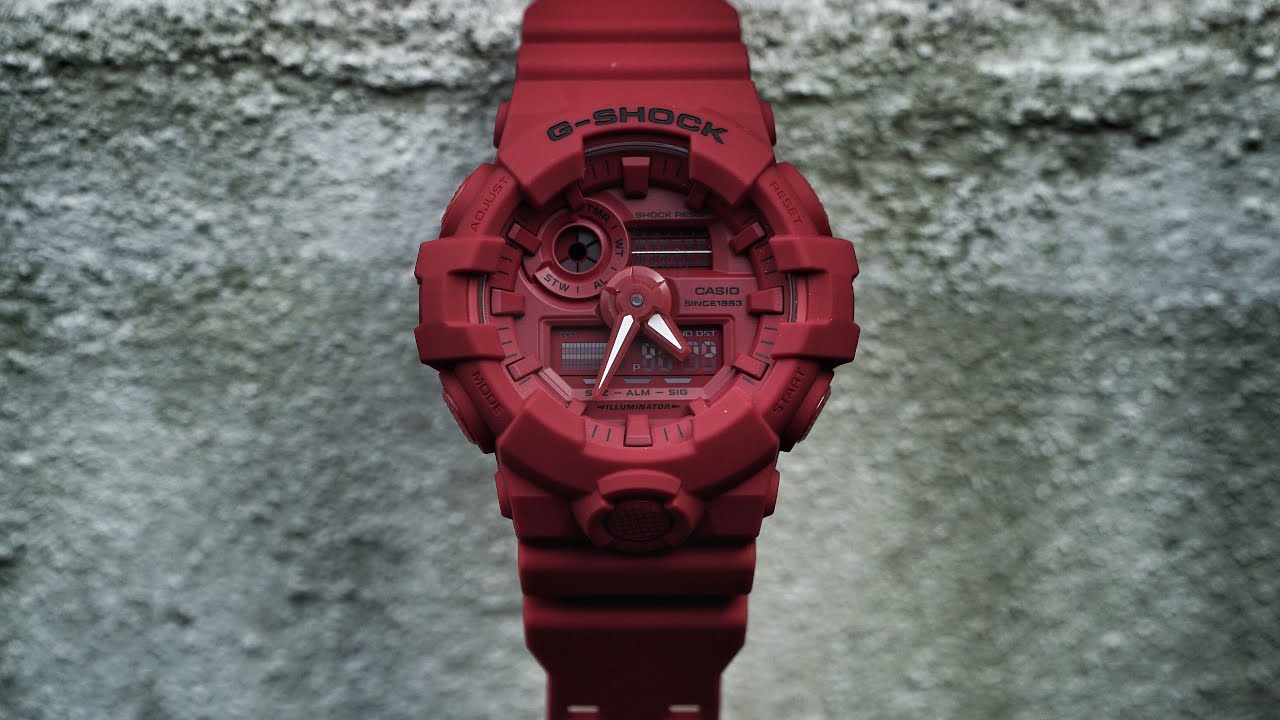 G-Shock 35th Anniversary GA-735C-4AJR Red Out series watch unboxing & review