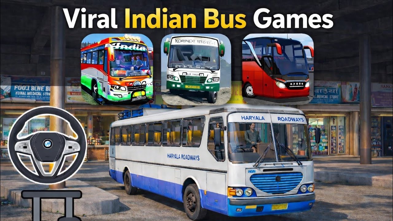 Top 3 Indian 🇮🇳 Bus Simulator Games on Play Store 😱 Android 2026 (Offline/Online)
