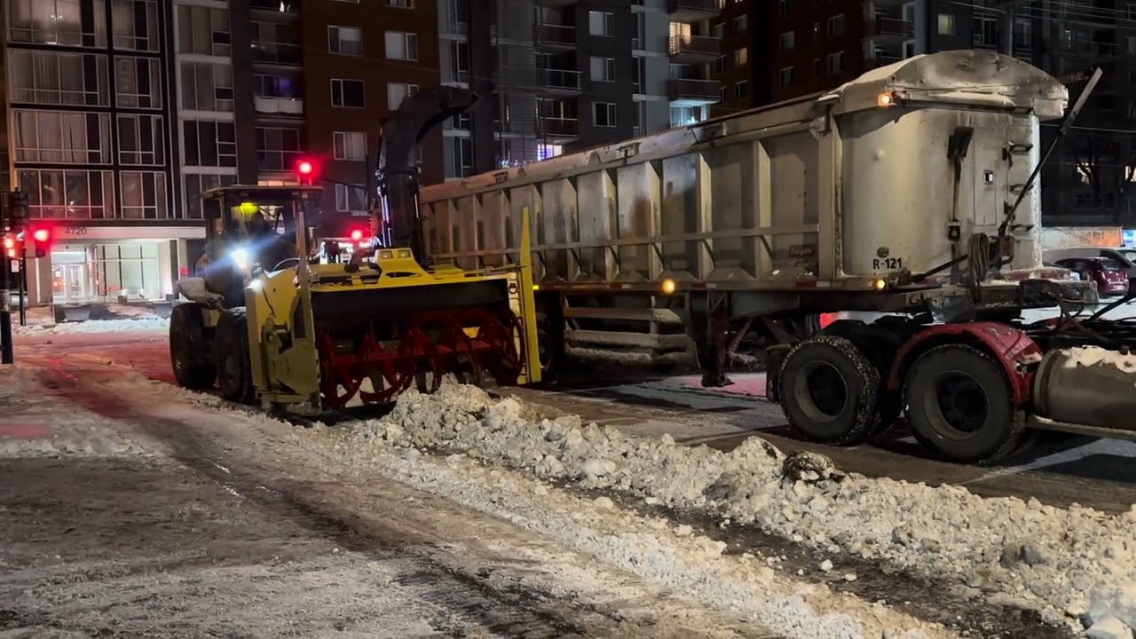 SNOW REMOVAL  2026 SNOW PLOW CONVOY Bridge view ..!