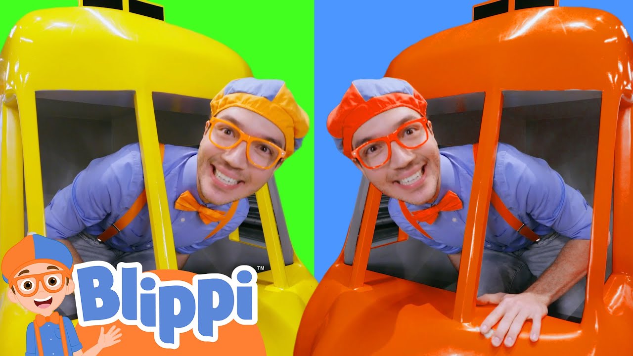 Blippi's Adventure in Color Planes! | The London RAF Museum | Blippi - Learn Colors and Science
