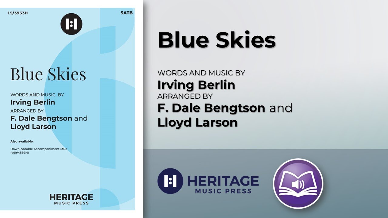 Blue Skies (SATB) | Lloyd Larson and F. Dale Bengtson