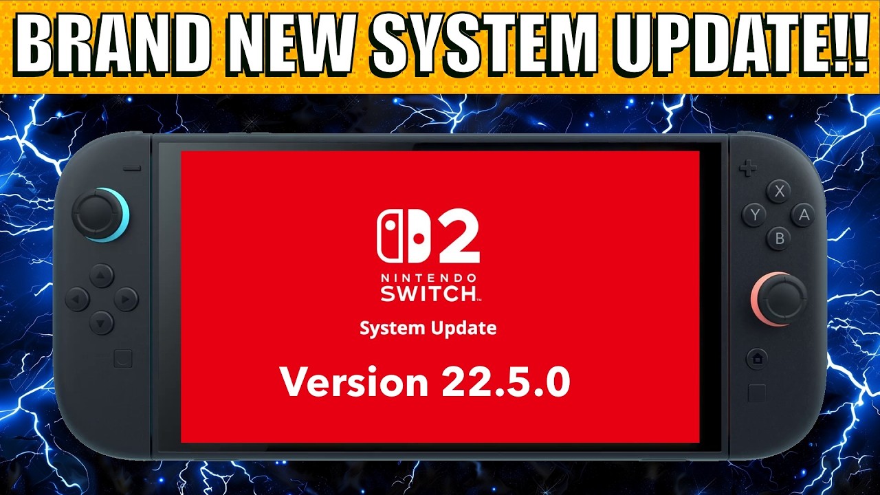 Nintendo выпустила новое системное обновление 22.5.0 для Switch 2.