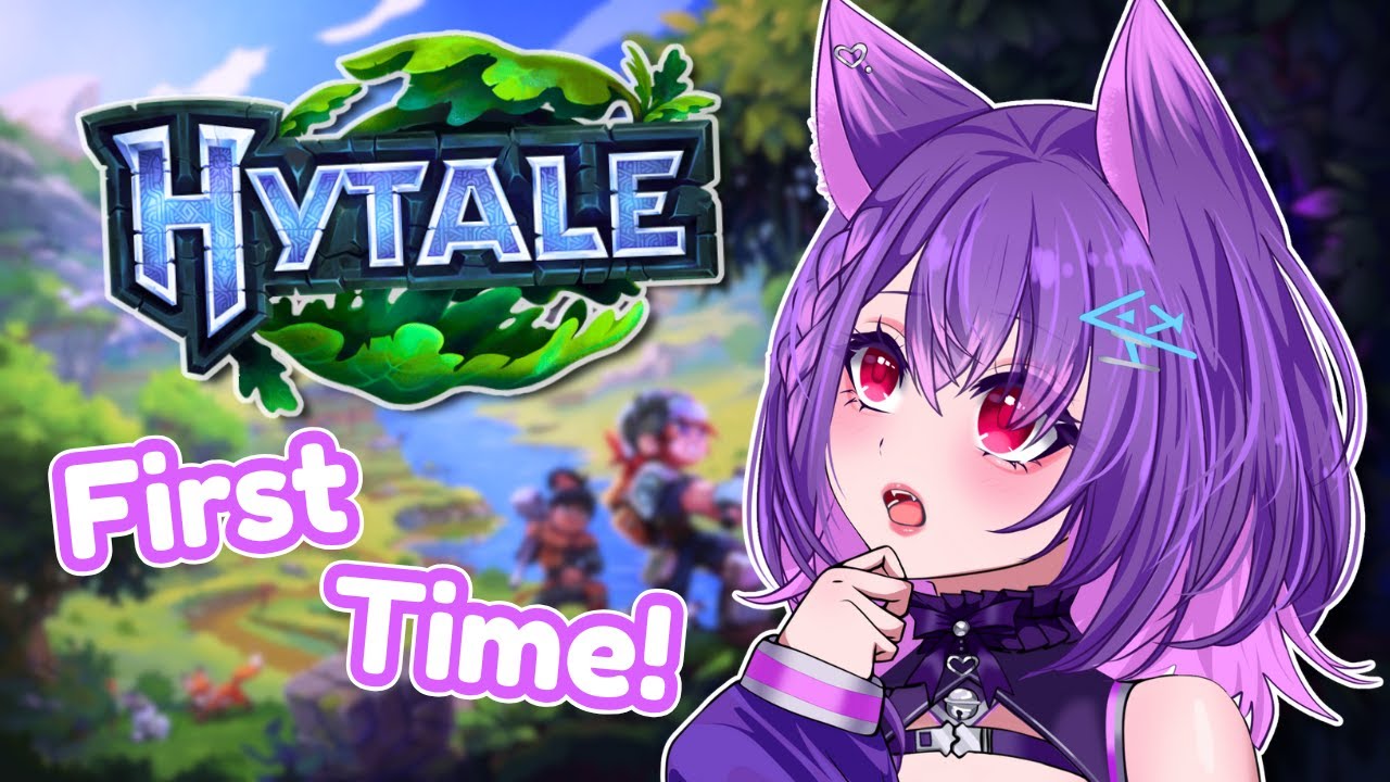 【HYTALE】nya! first time new cozy block game!【#AngyCatto | VOLs 】
