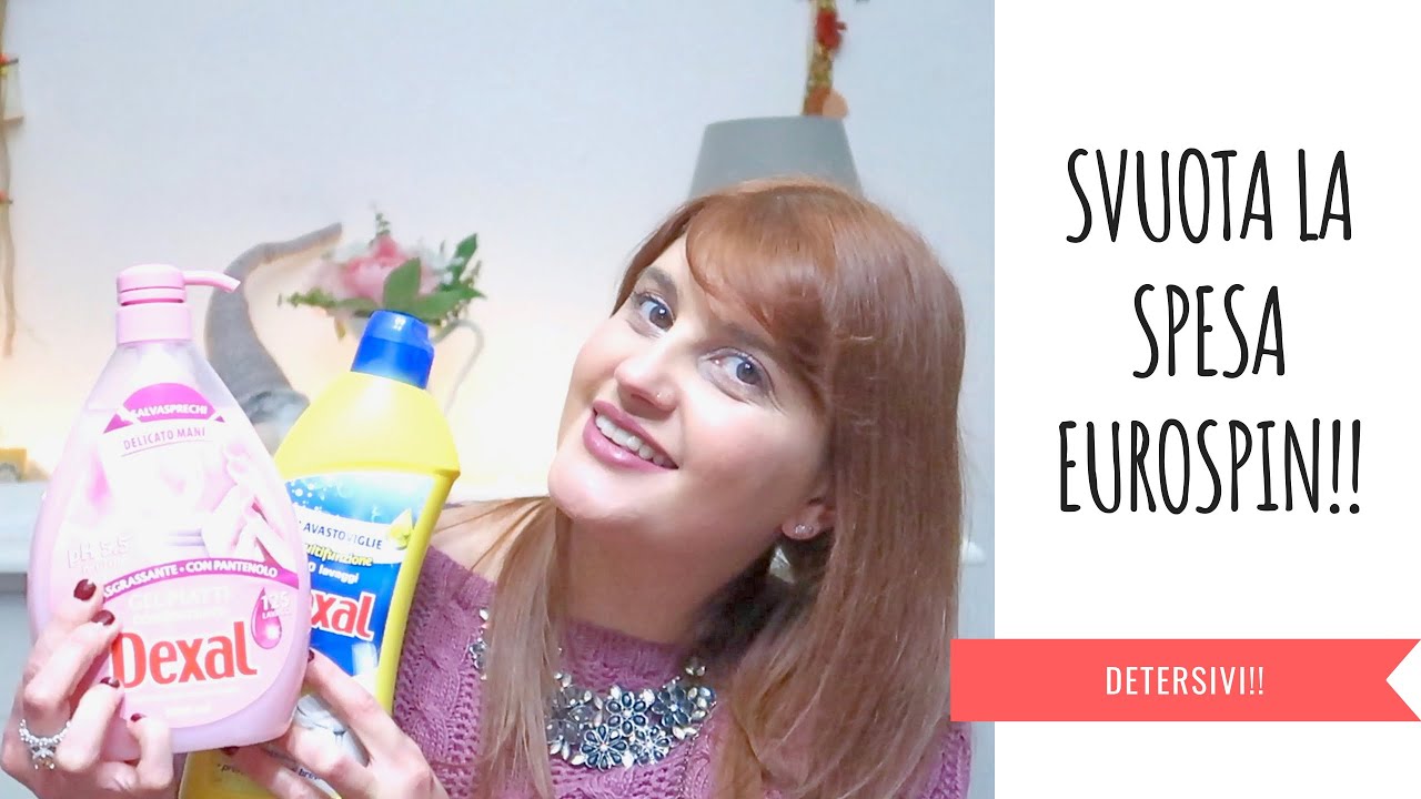 SVUOTA LA SPESA EUROSPIN!! ALTRA SCORTA DI DETERSIVI!!