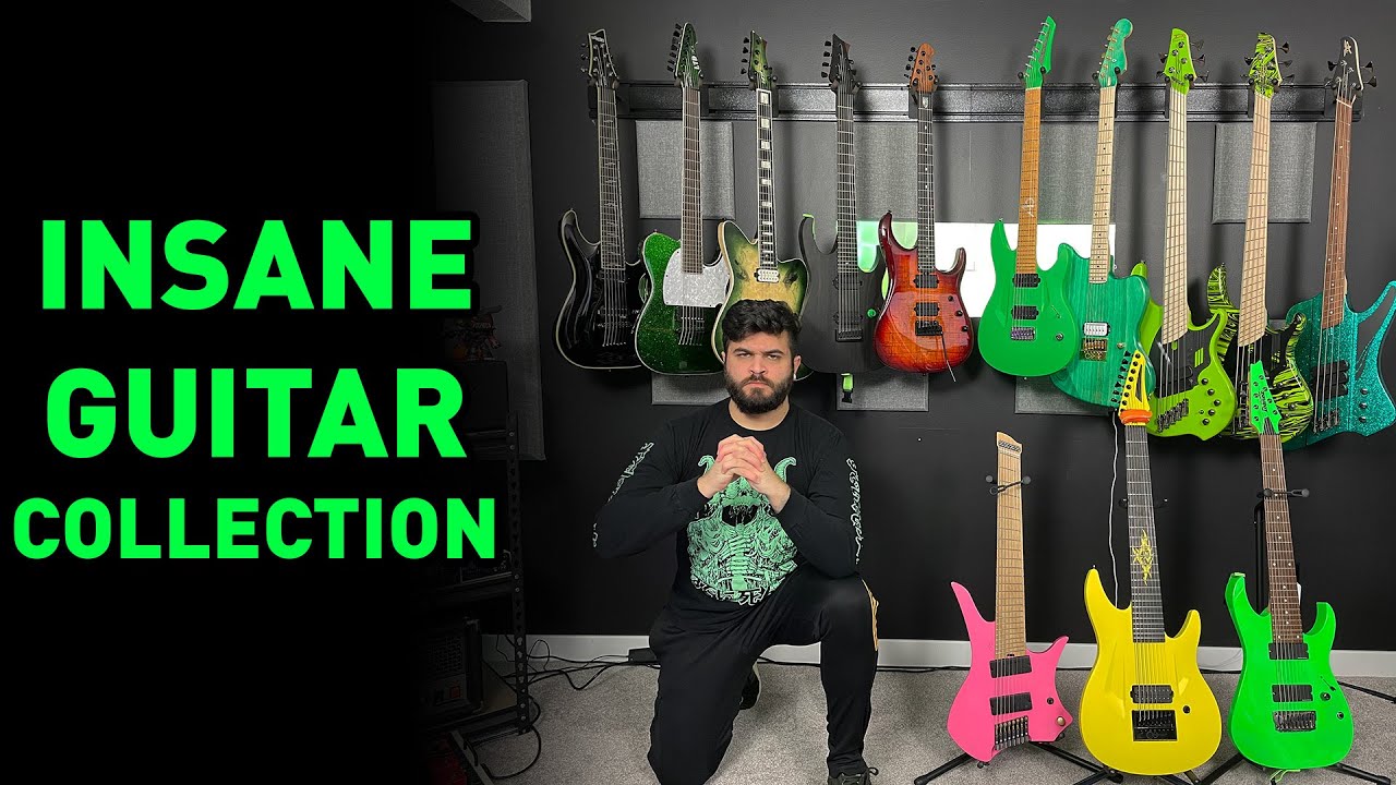 INSANE Guitar Collection & Home Studio Tour 2021