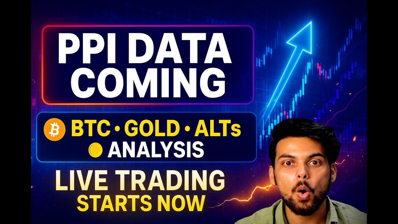PPI DATA COMING|25 NOV LIVE|BTC AND GOLD ANALYSIS|ALTCOINS TO WATCH OUT|LIVE TRADING
