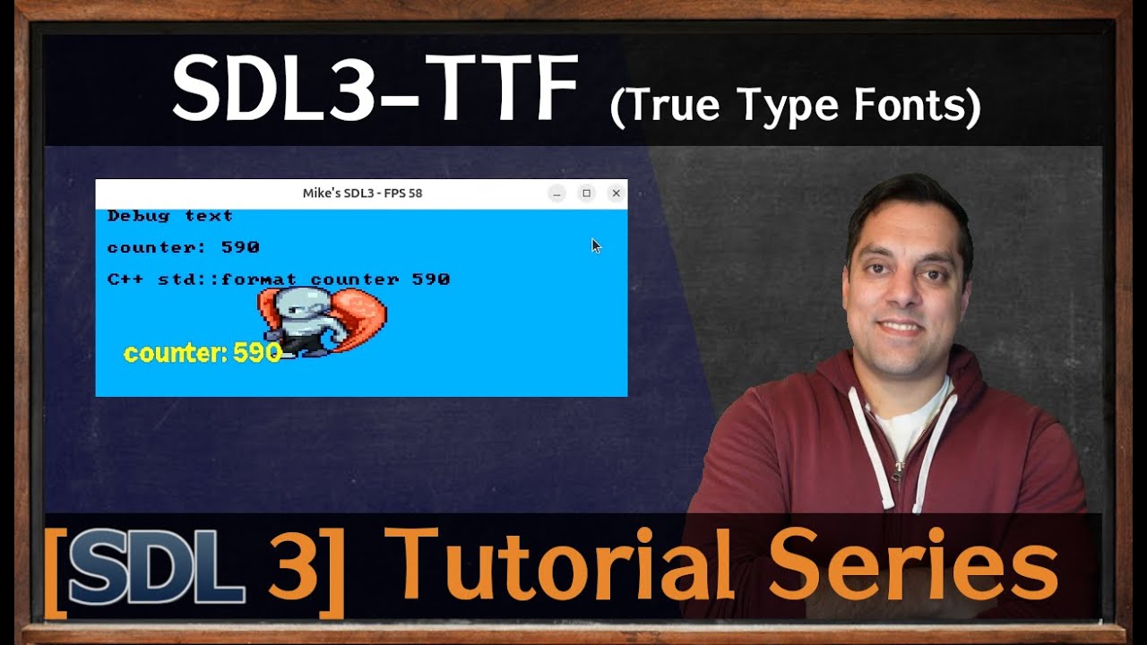 SDL3 TTF Динамическая текстовая абстракция [SDL3 Эпизод 24]