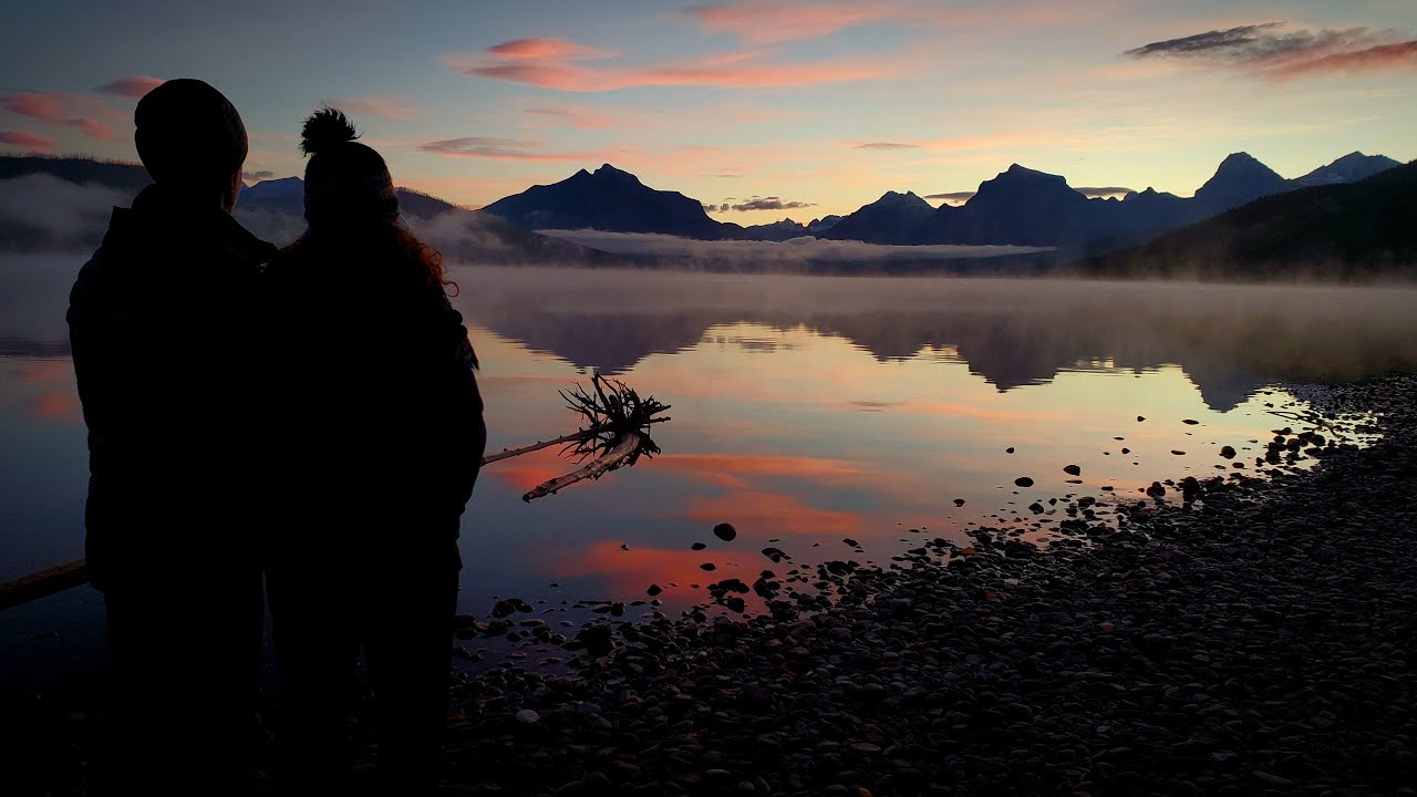 DISCOVER THE MAGIC OF SUNRISE LANDSCAPE PHOTOGRAPHY at Lake Mcdonald at Glacier  🌅
