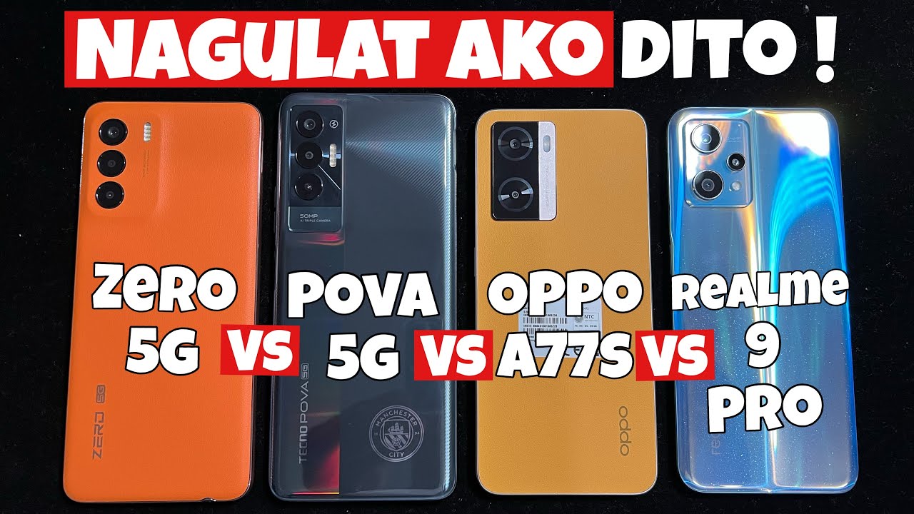 Infinix Zero 5g 2023 VS Realme 9 Pro VS Oppo A77s and Tecno Pova 5g