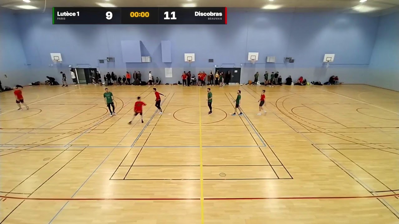 25-26 - Championat Indoor Open DR2 Poule Haute - Lutèce 1 vs Discobras