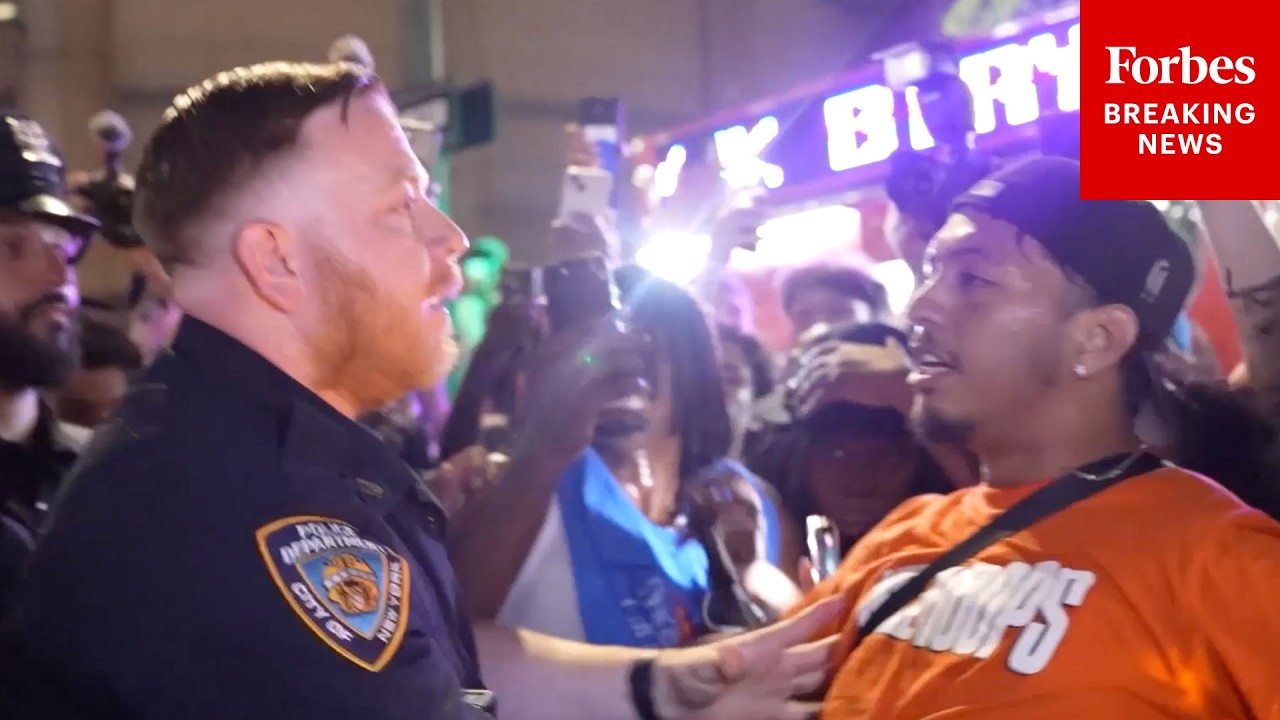 RAW VIDEO: Scuffles Ensue Between Knicks Fans And NYPD Officers Amidst NBA Finals Game 5