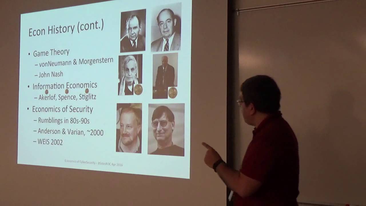 BSides Rochester 2016: Fernando Montenegro: Economics of Information Security