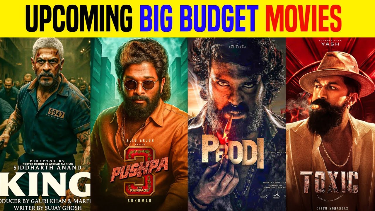12 Upcoming BIG BUDGET Pan Indian Movies 2025-2026 Hindi | Upcoming Big Budget Movies | Varanasi