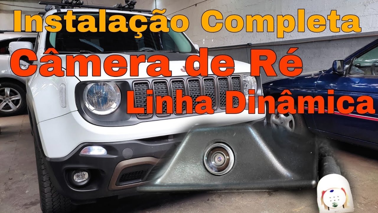Aprenda como instalar a Câmera original Mopar na Renegade com UConnect 8.4.