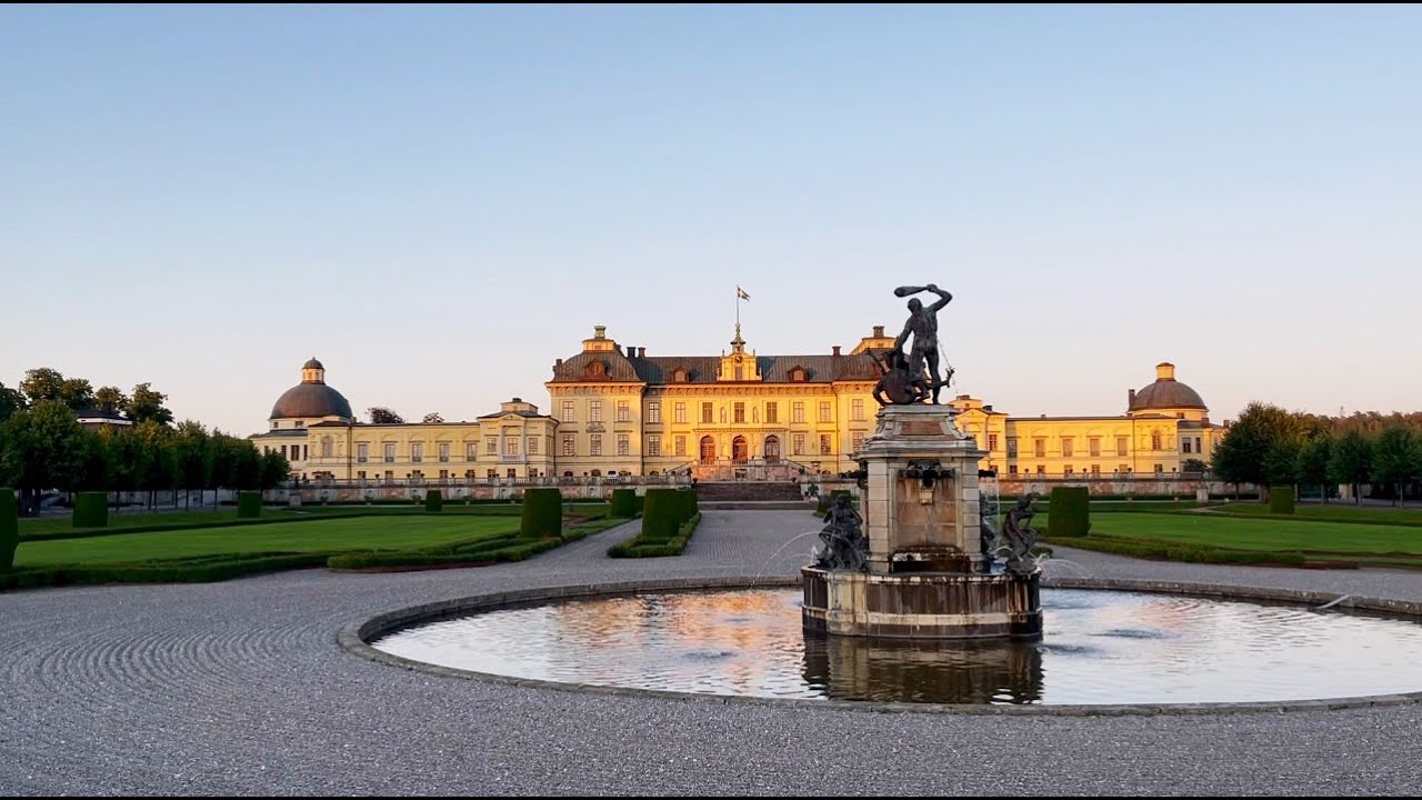 Stockholm Drottningholm Palace Relaxing Walk 2021.