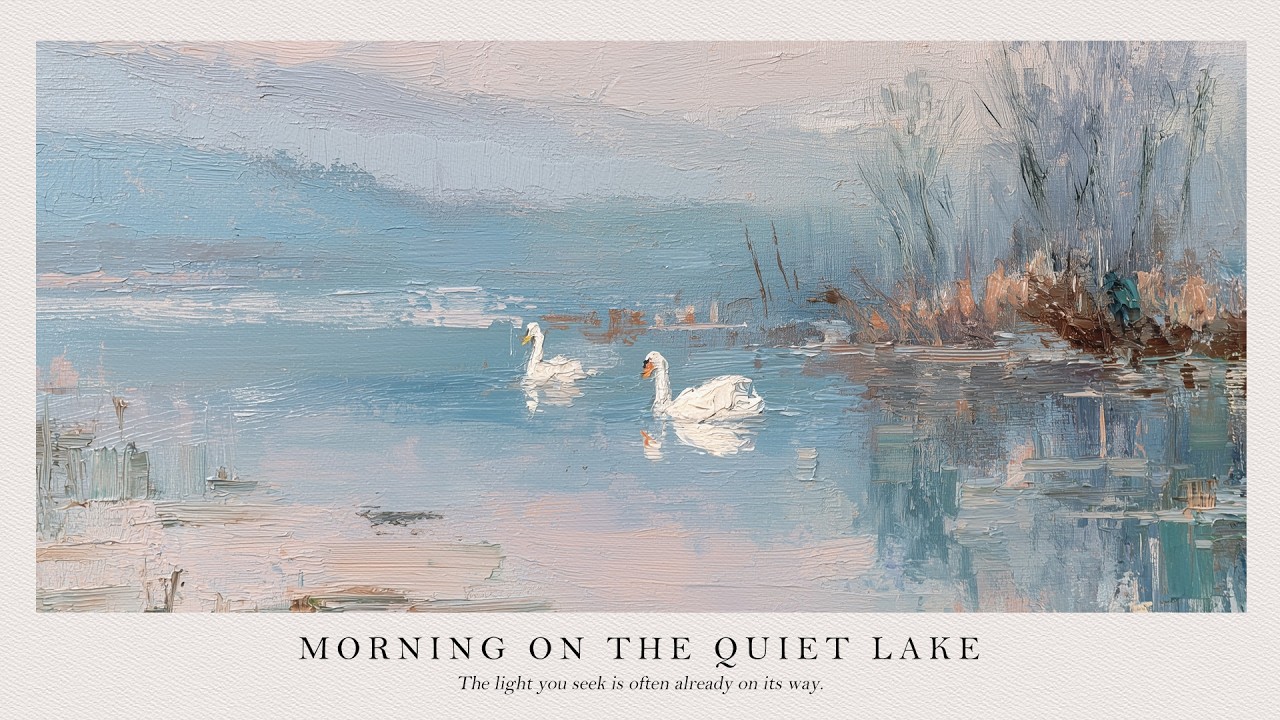 Quiet Lake Sunrise ✨ Beautiful Piano Music for Relaxation, Study & Healing