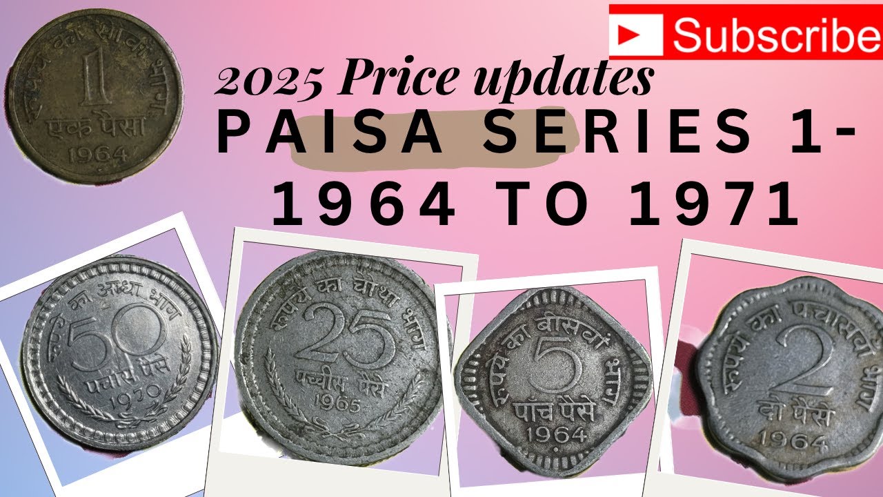 Paisa Series-1 (1964-1971) | Rare Indian Coins Value & History #oldcoins #paisa #collectiblecoins