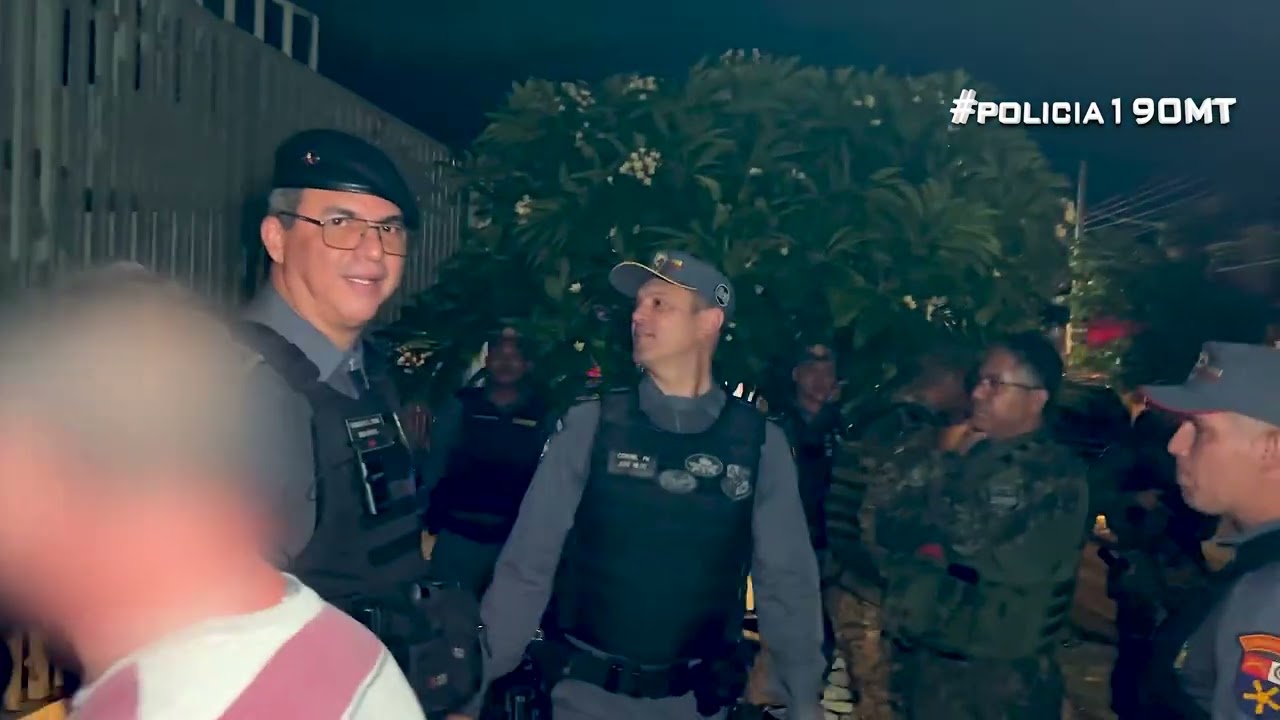 ASSALTO EM ANDAMENTO COM O COMTE GERAL DA PMMT E SUA TROPA NO POLÍCIA 190 #PMMT