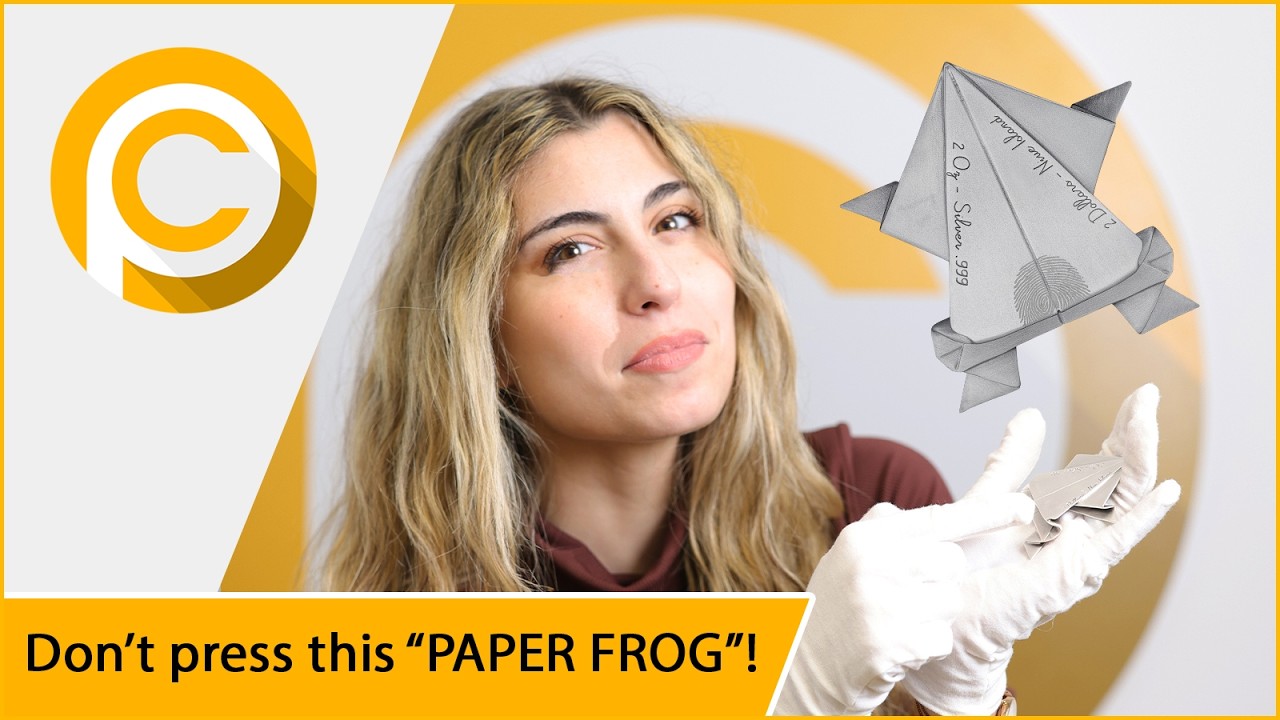 Новая складная игрушка-лягушка из бумаги!