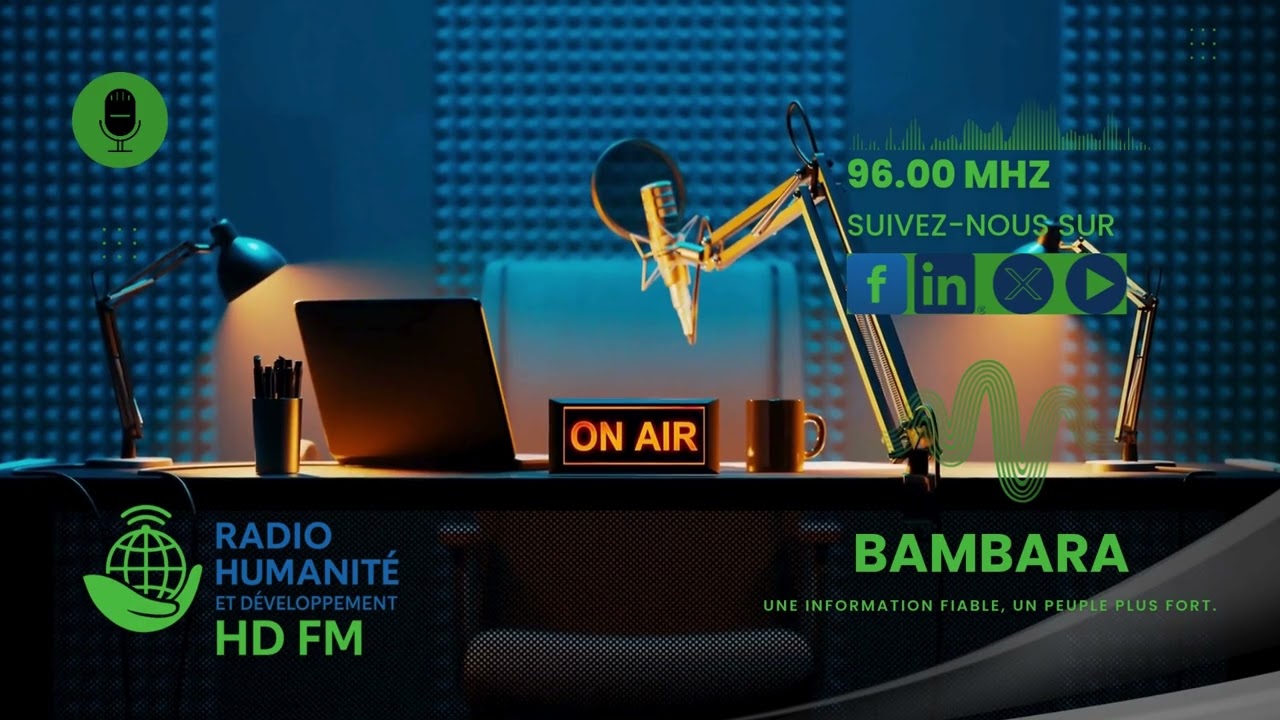 Radio HD FM/journal en Bambara du 06/03/2026