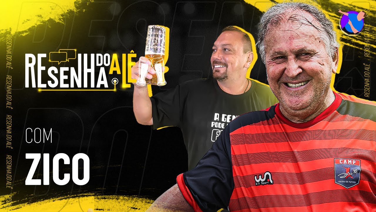 A TORCIDA DO FLAMENGO SEMPRE FOI EXIGENTE - ZICO na Resenha do Ale Oliveira