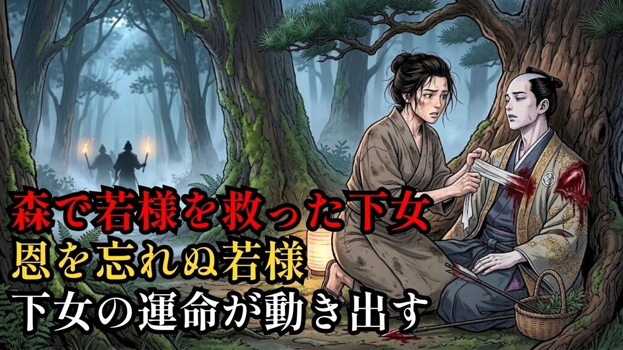 高慢な令嬢の身代わりで“踏み台”にされた下女――屈辱の最中、総督が現れ血に染まる手を取り「誰が我が許嫁を辱めた！」【日本昔話風物語】. | 野談 | 伝説 | 昔話 | 説話 | 民話.