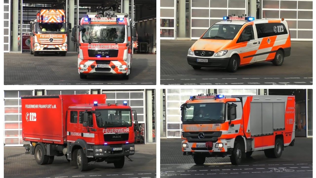 (Frankfurt im Dauereinsatz) Einsatzfahrten an FRW 1 in Frankfurt am Main