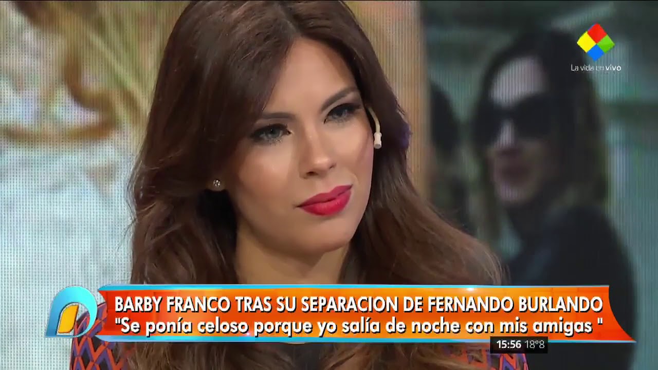 Barby Franco reveló por qué se separó de Burlando: 