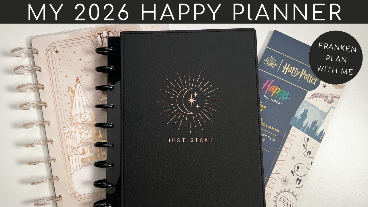 Frankenplanning my New Planner for 2026 - Happy Planner