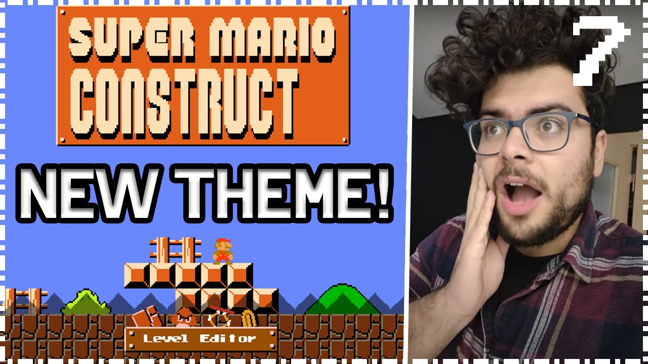 🔴 Super Mario Construct V8: NEW SMB1 GAME STYLE! #2