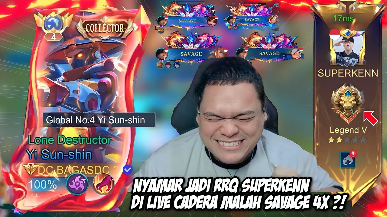 REAKSI CADERA BUDI DI PRANK YSS BAGASDC YANG NYAMAR JADI SUPER KENN BERUJUNG SAVAGE 4 KALI ?! 💀
