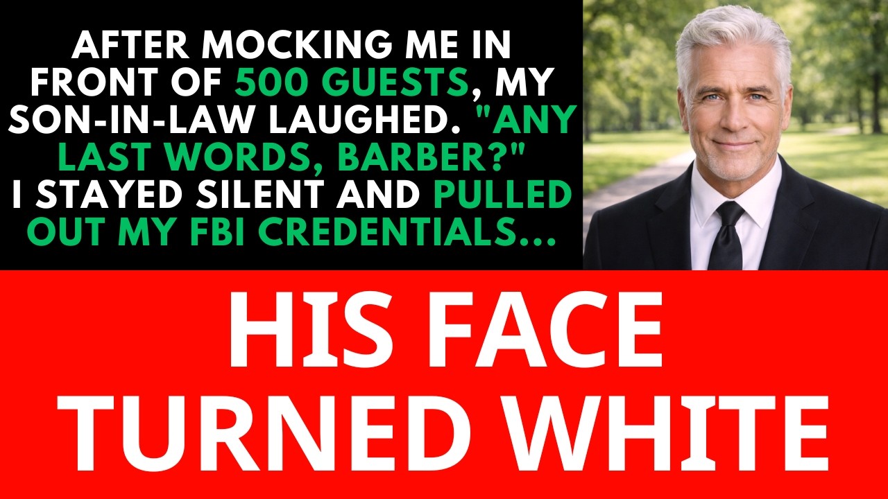 My Son-in-Law Mocked Me in Front of Guests, Calling Me 'Just a Barber' — Then the FBI Director...