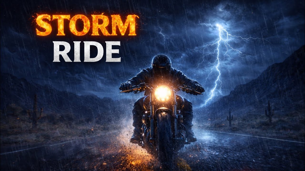 ⚡ Storm Ride 🔥 Dirty Blues Rock Instrumental | 1 Hour of Outlaw Biker Music