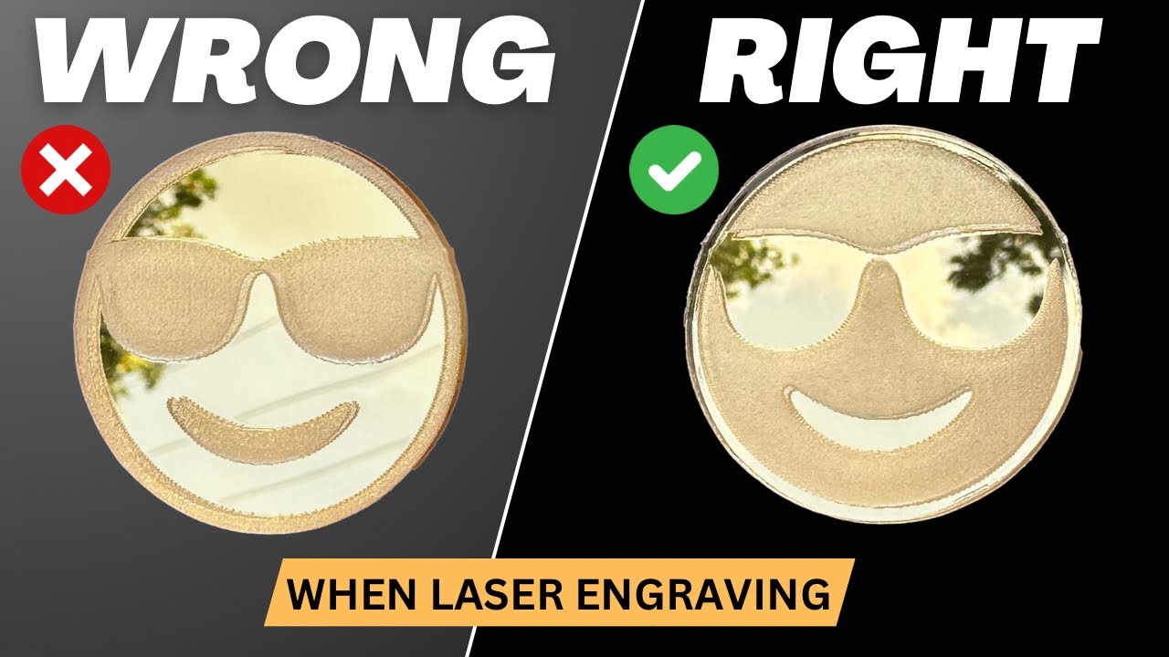 How to laser engrave the right way.