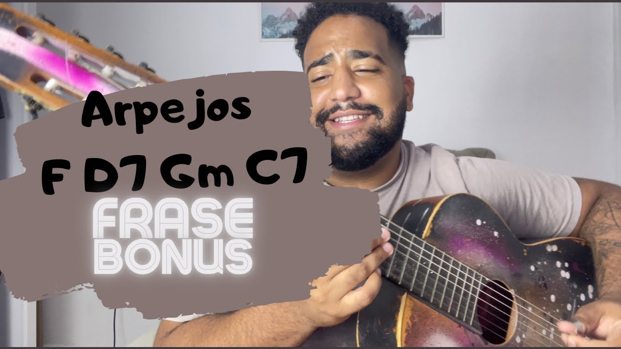 BAIXARIAS VIOLÃO DE 6 CORDAS FÁ MAIOR / FRASE BÔNUS NO FINAL / ARPEJOS VINÍCIUS SALDANHA