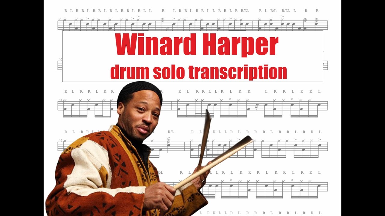 Winard Harper - 1239A | Drum Solo Transcription | PDF