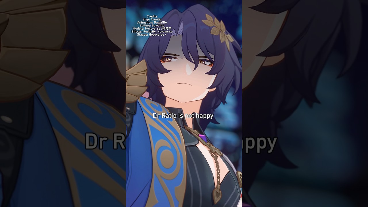 Dr Ratio is NOT happy.. || #honkaistarrail #aventio #aventurine #drratio