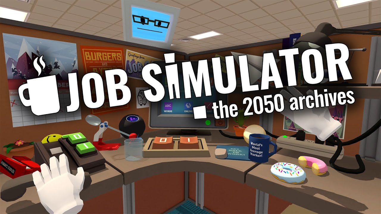 THE VR CORPORATE LADDER - Job Simulator: Office (HTC VIVE FUNNY MOMENTS)