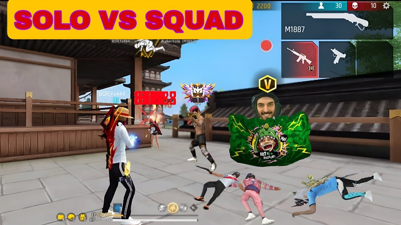 SOLO vs SQUAD BR PUSH 😈🔥 | One Man Army Wipes Full Squads! 🎮💀#rankpush #shorts #frrefire 