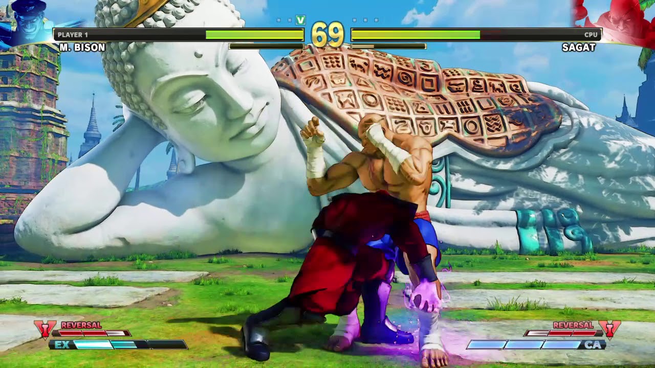 STREET FIGHTER V M.Bison vs Sagat