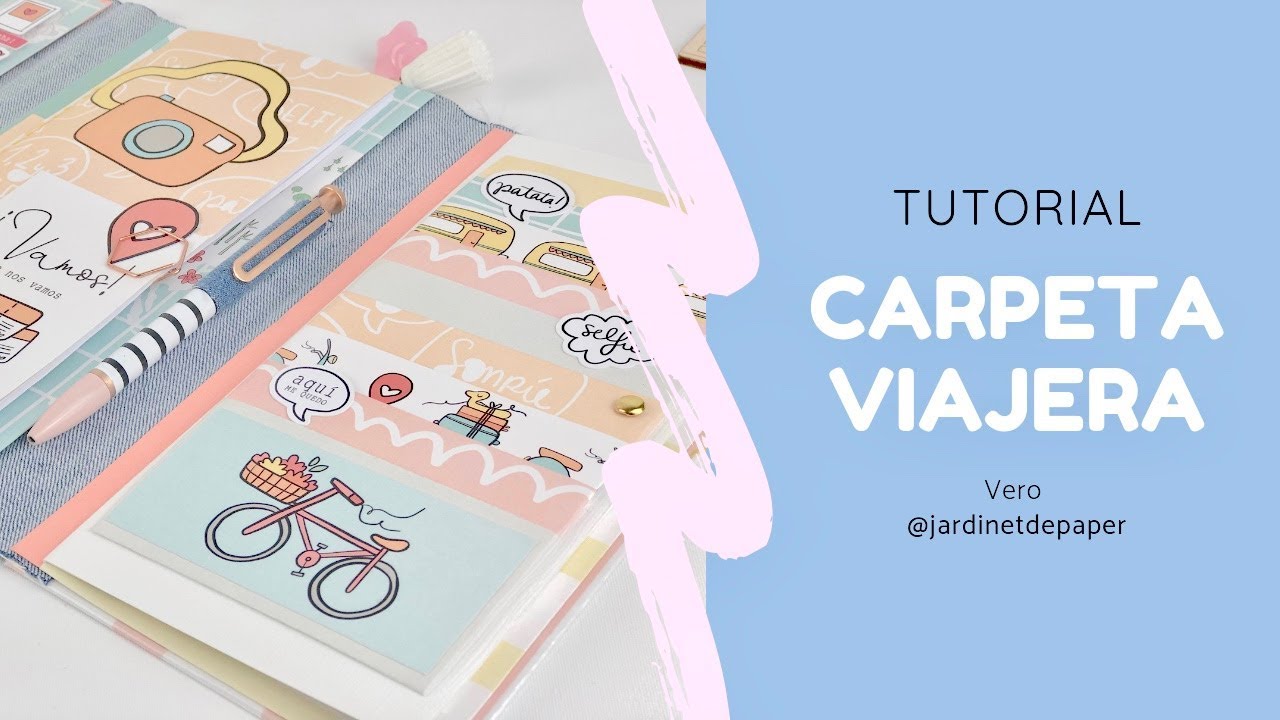 TUTORIAL CARPETA VIAJERA / TRAVEL FOLDER