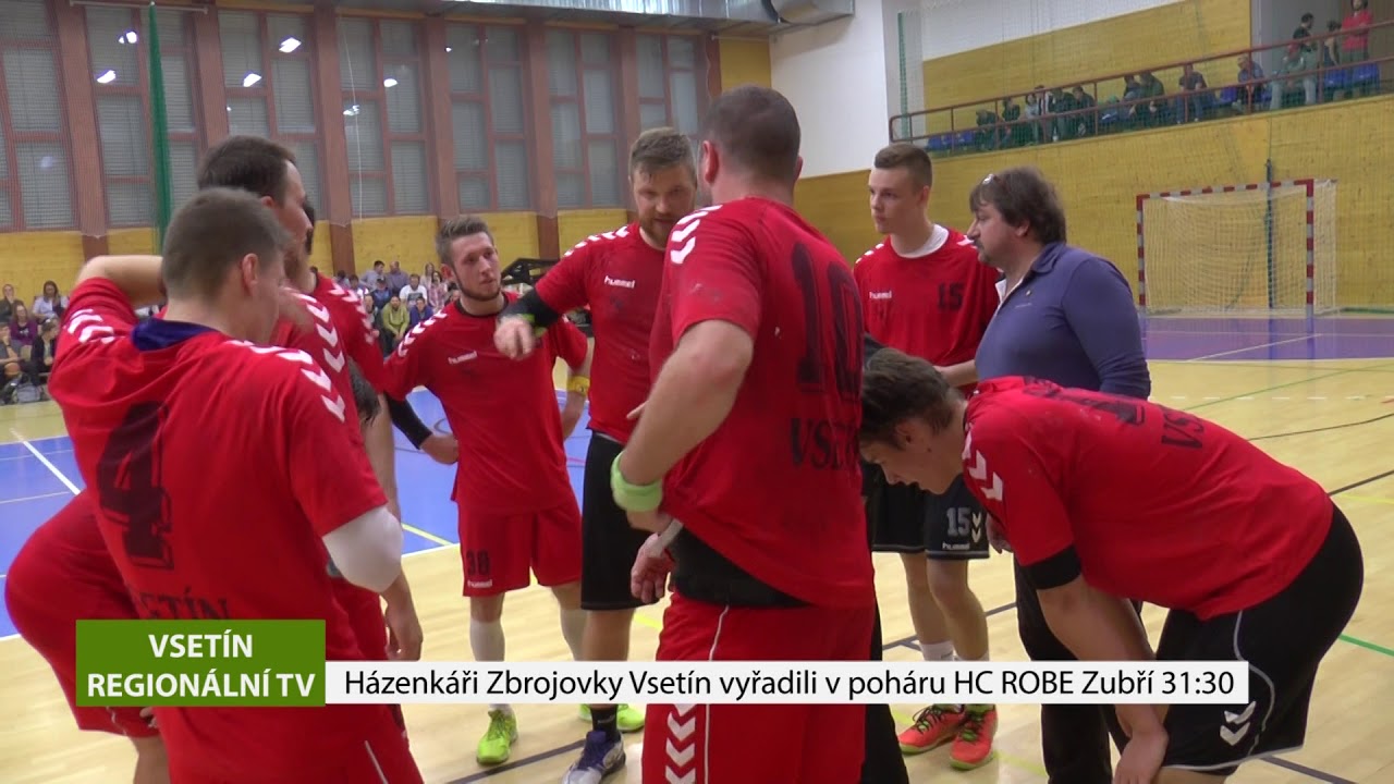 VSETÍN: Senzace! Házenkáři Zbrojovky Vsetín vyřadili v poháru HC ROBE Zubří 