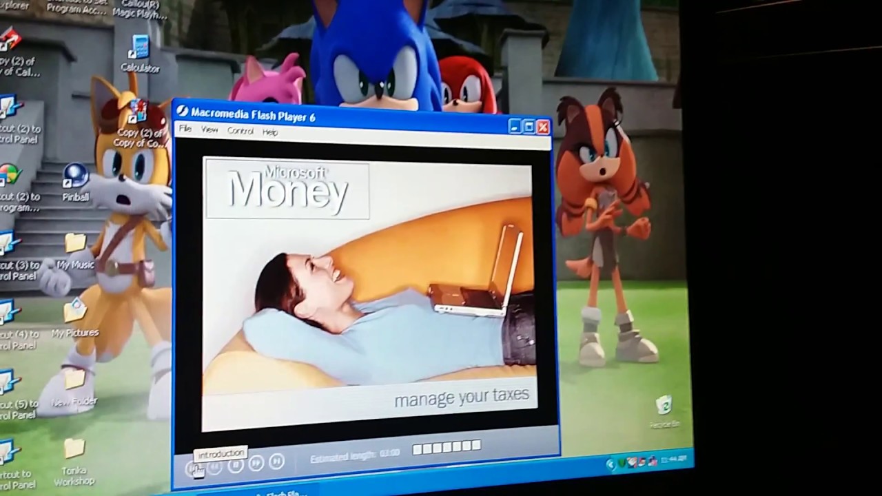 Dell Dimension 4600 Running Windows XP Home Edition Walkthrough Part 10 - Microsoft Money Tutorial 1