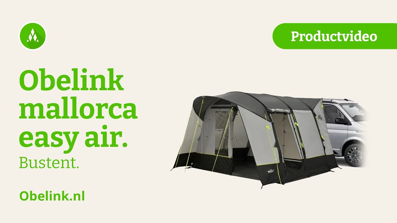 Obelink Mallorca Easy Air bustent opzetten | Instructievideo | Obelink