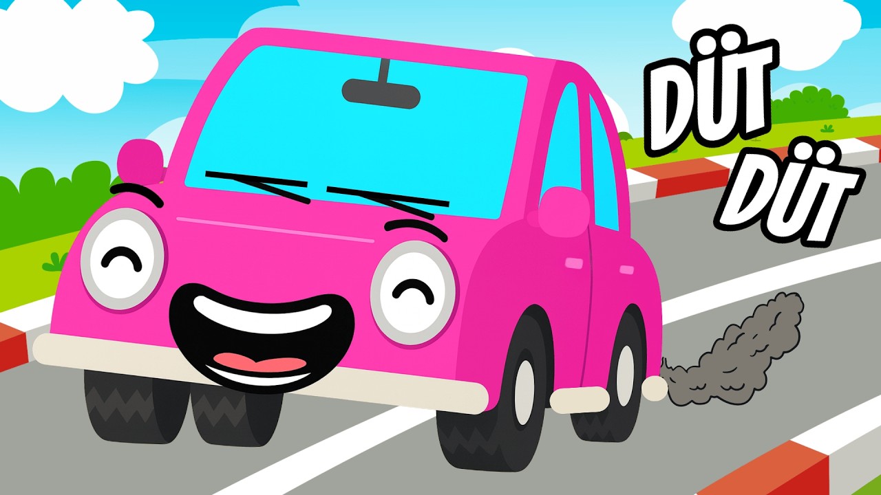 Pembe Araba Düt Düt Düt | Eğitici ve Eğlenceli Arabalı Çocuk Şarkısı