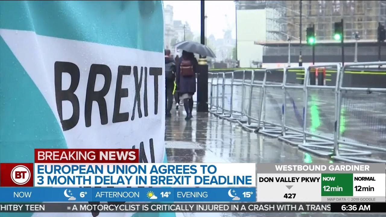 EU agrees to 3 month delay in Brexit deadline
