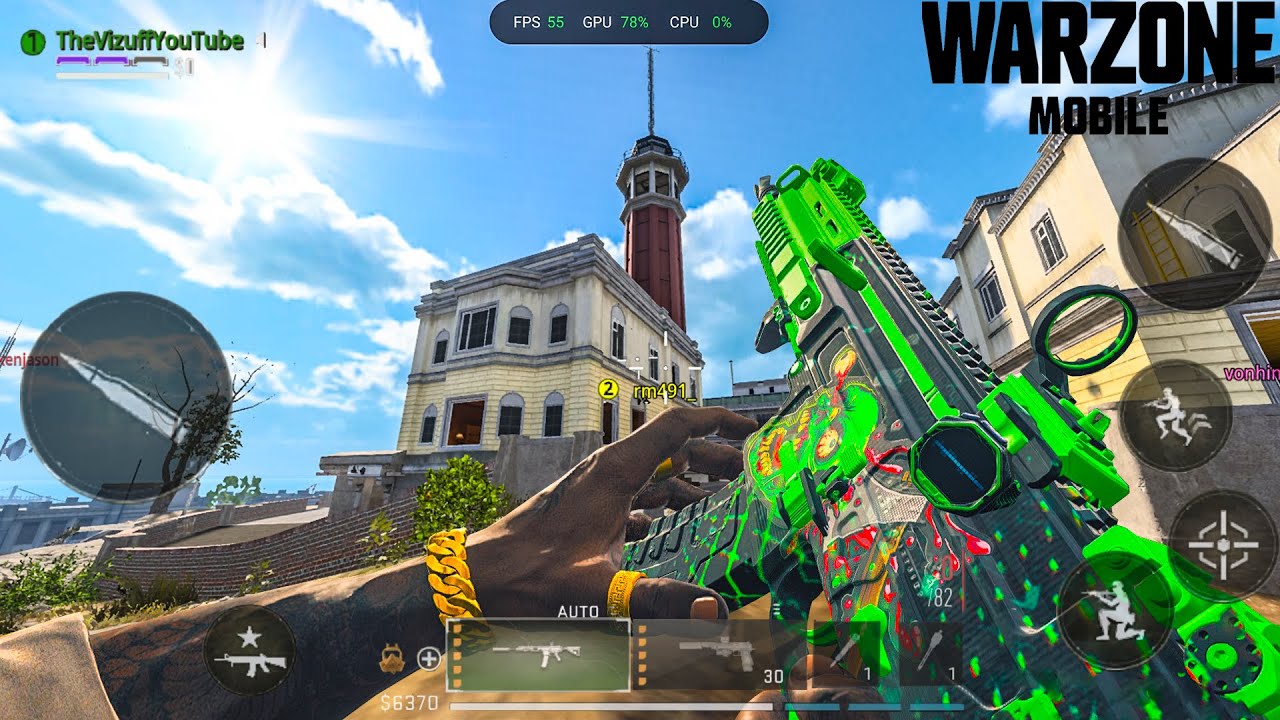 WARZONE MOBILE NEW UPDATE REBIRTH ISLAND EUROPE GAMEPLAY