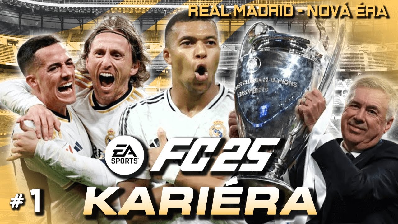 Kariéra za Real Madrid Startuje! Přestavba a Nová Mbappého Éra #1 | EA FC 25 CZ Let's Play
